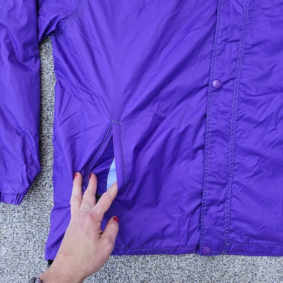 NFL Team Apparel Vikings Jacket Hooded Coat Purple Zip Up Jacket Mens Womens XL - Picture 9 of 16